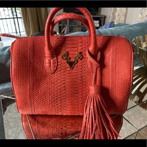 Taxidermy Ashford Satchel Poppy